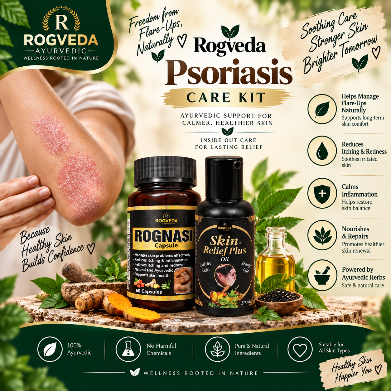Rogveda Psoriasis Care Kit - Image 5